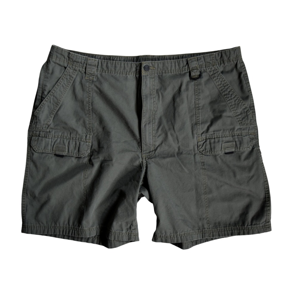 Wrangler Men's 46 Olive Green Hiker Cargo Shorts Cotton Ripstop Comfort Waist